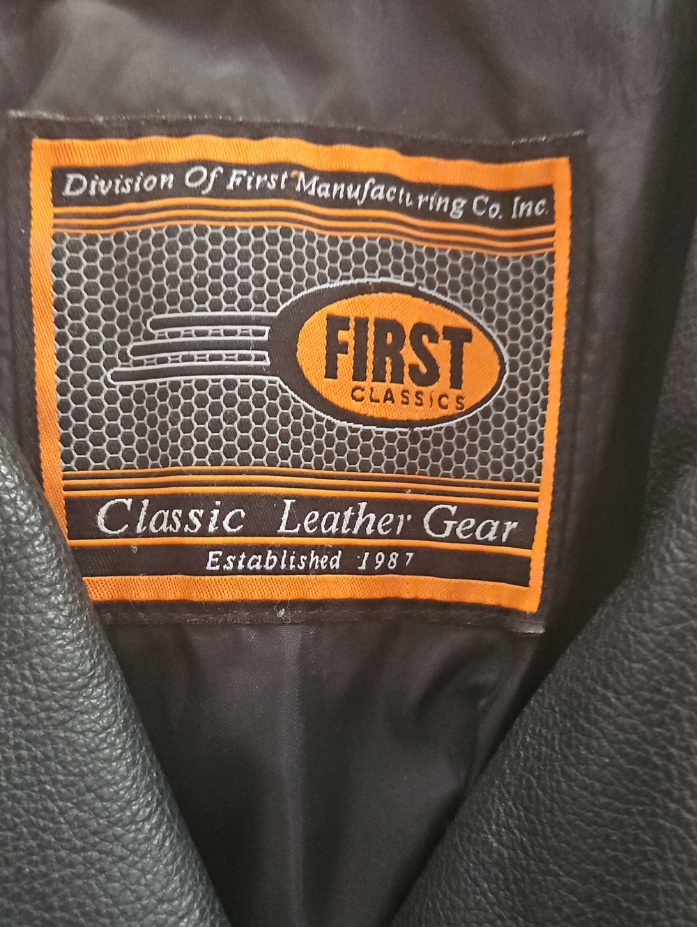 First Classics Women's Leather Motorcycle Jacket Sz M - Picture 4 of 12